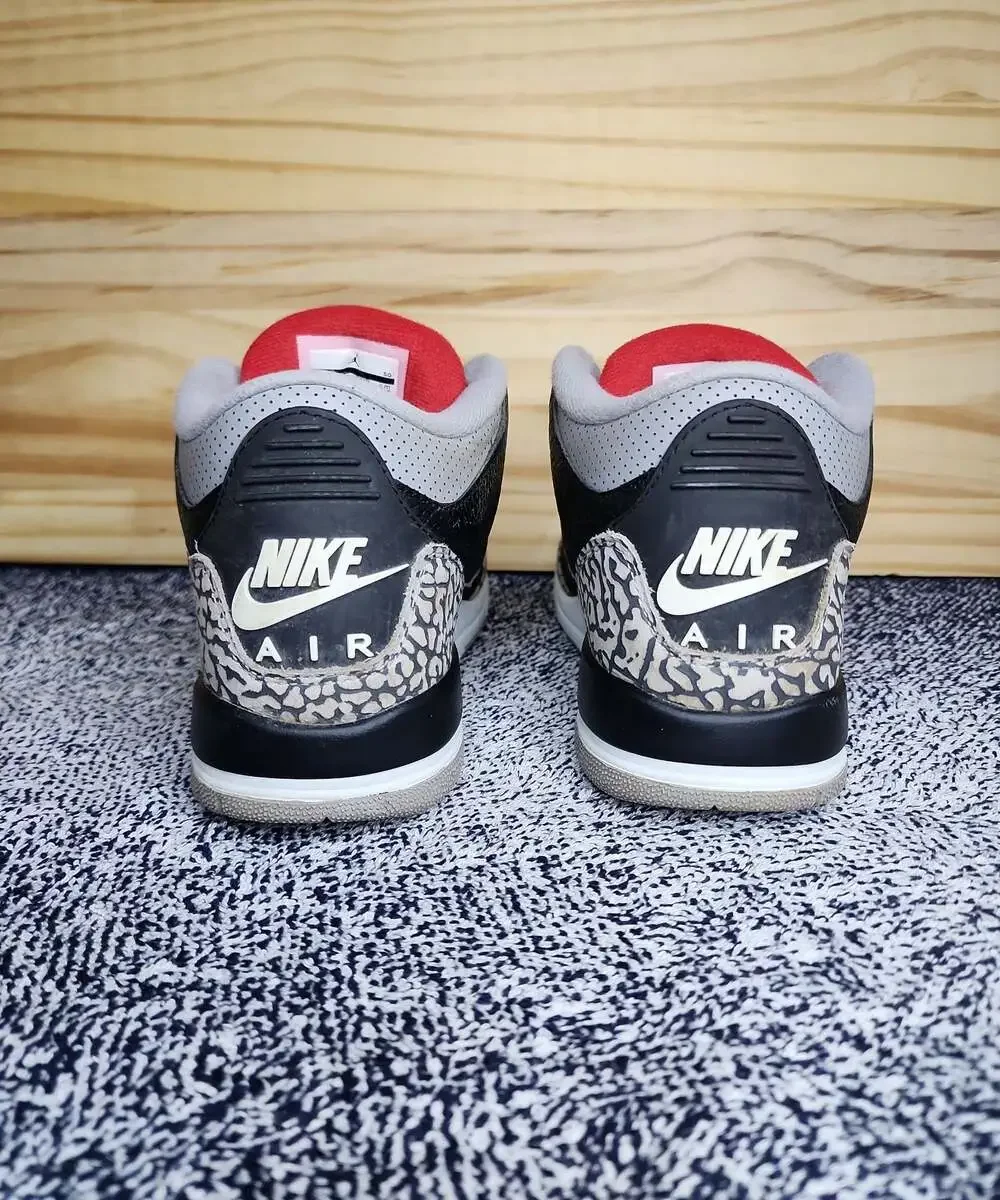 Nike Air Jordan 3 Retro Black Cement 2018, Size 5 Youth